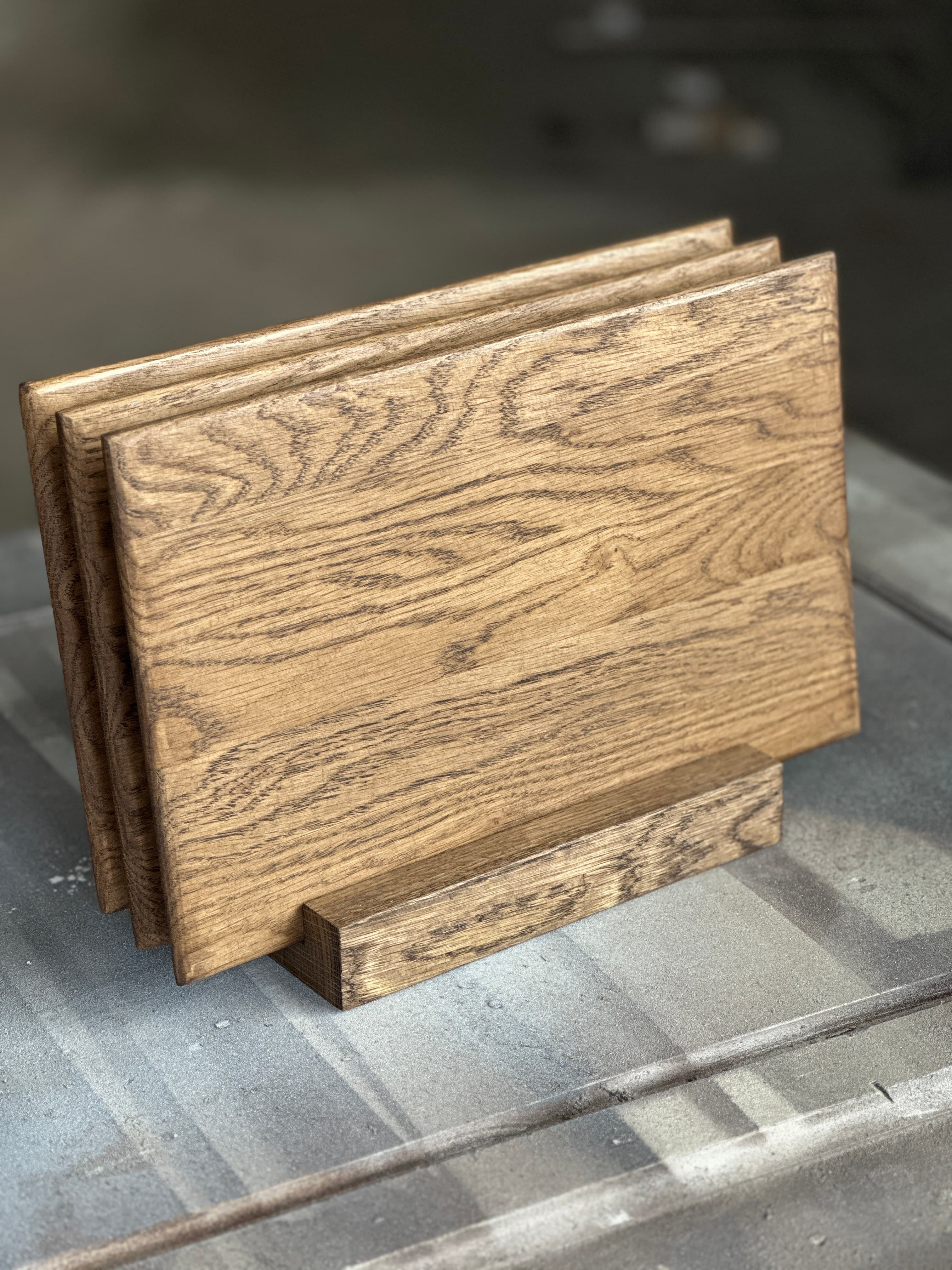 Eco Doshka кухонна дошка - вид збоку та текстура дерева